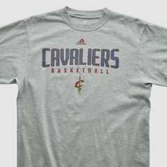 Adidas - Cleveland Cavaliers 2010s T-shirt - Heather Gray Vintage