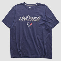 Houston Texans 2010s T-shirt Navy Vintage - Fanatics