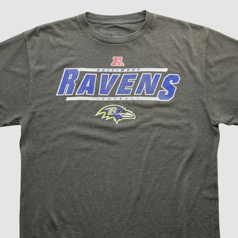 Baltimore Ravens NFL 2000s T-shirt Dark Heather Gray Vintage - Fanatics