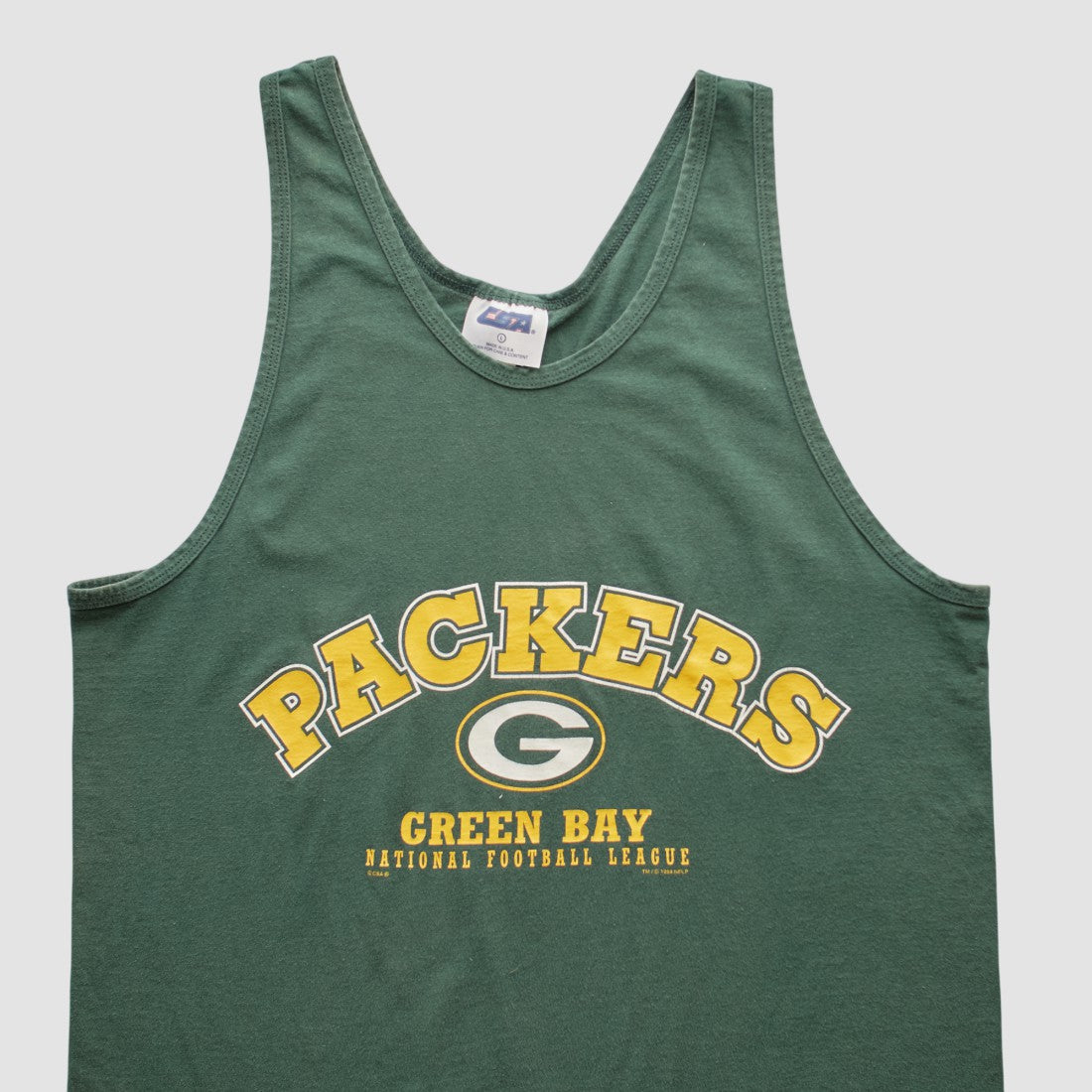 Green Bay Packers CSA 90s Tank Green Vintage - Fanatics