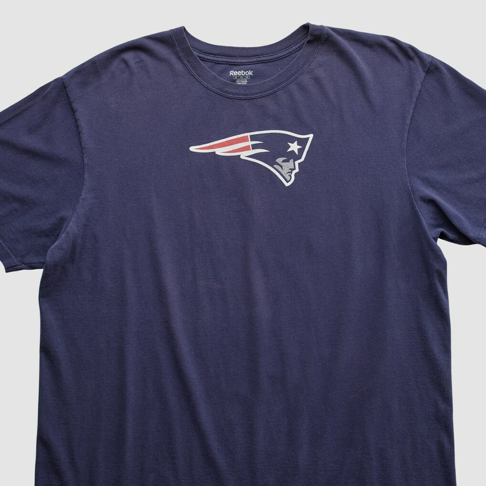 New England Patriots Reebok 2000s T-shirt Navy Vintage - Fanatics