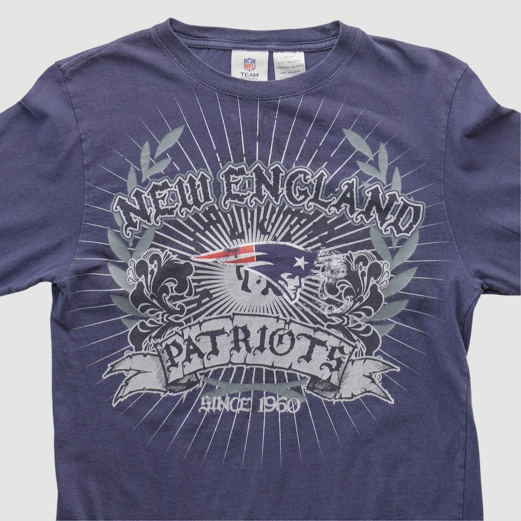 New England Patriots NFL Pro Line 2010s Long Sleeve T-shirt Navy Vintage - Fanatics