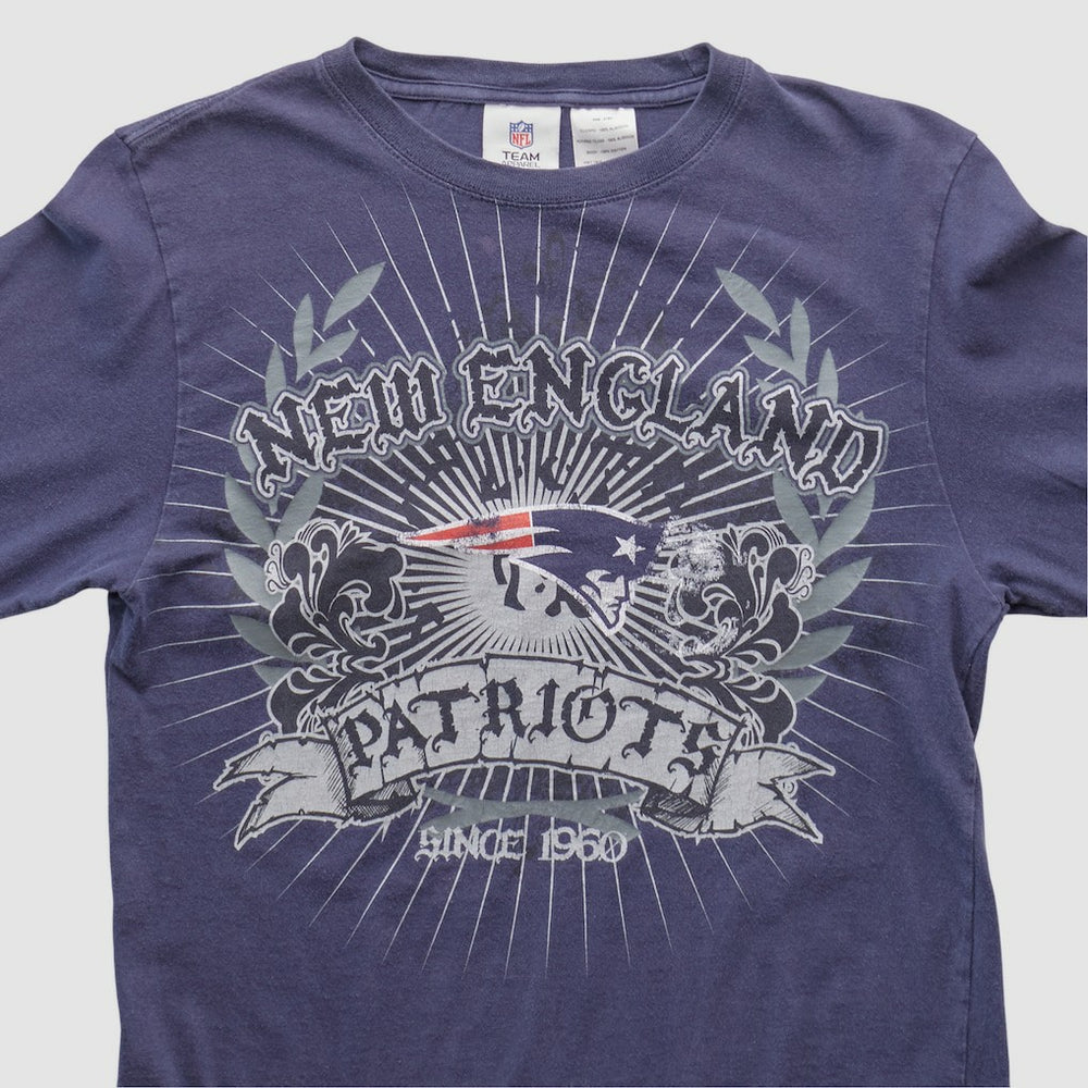 New England Patriots NFL Pro Line 2010s Long Sleeve T-shirt Navy Vintage - Fanatics