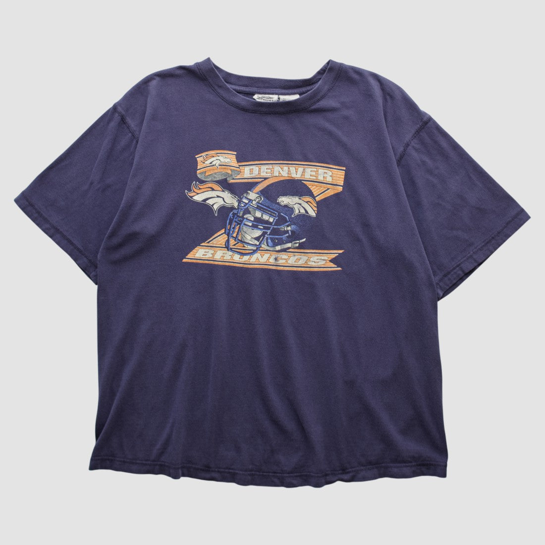 Denver Broncos Pro Edge 2000s T-shirt Navy Vintage - Fanatics
