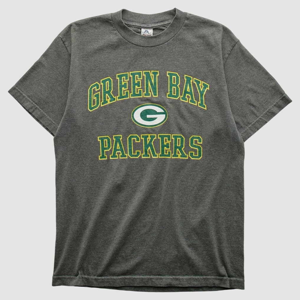 Green Bay Packers Alstyle 2010s T-shirt Dark Heather Gray Vintage - Fanatics