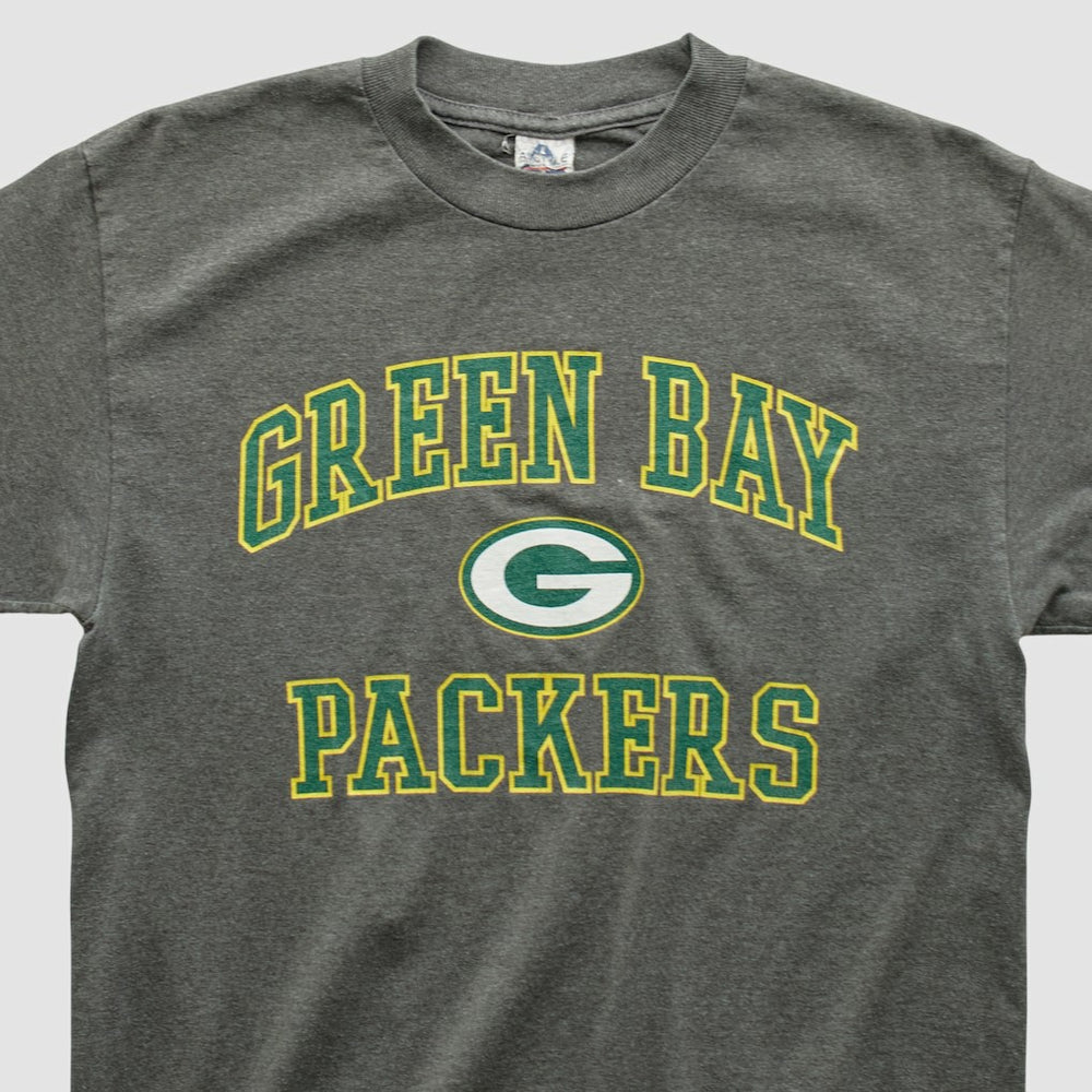 Green Bay Packers Alstyle 2010s T-shirt Dark Heather Gray Vintage - Fanatics