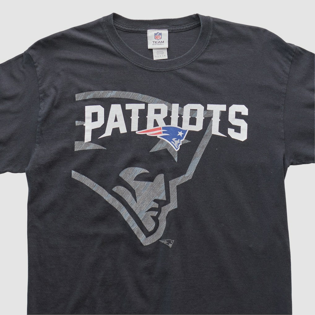New England Patriots NFL 2010s Long Sleeve T-shirt Black Vintage - Fanatics