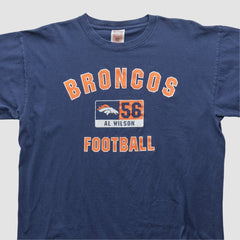 Denver Broncos NFL 2000s T-shirt Navy Vintage - Fanatics