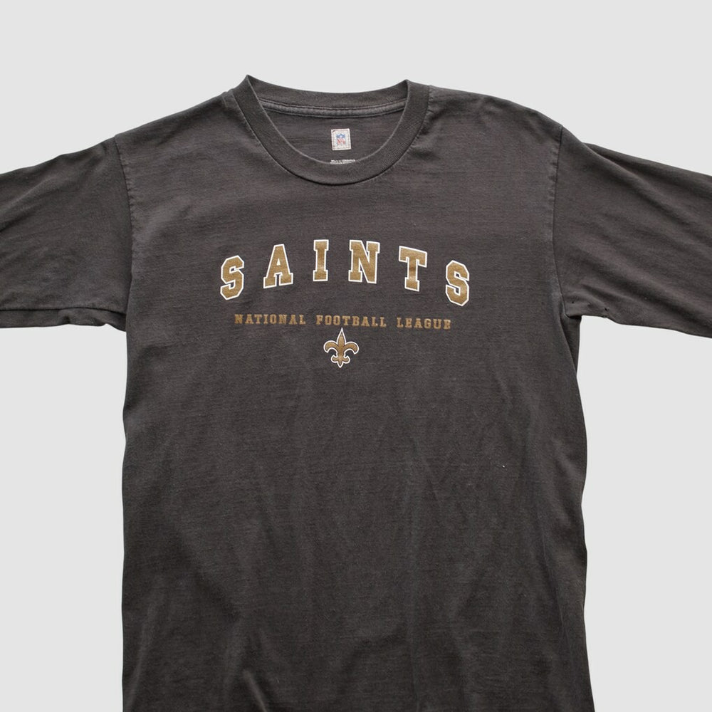 New Orleans Saints NFL 2000s Long Sleeve T-shirt Charcoal Vintage - Fanatics
