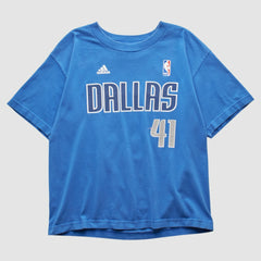 Adidas - Dallas Mavericks 2010s T-shirt - Blue Vintage