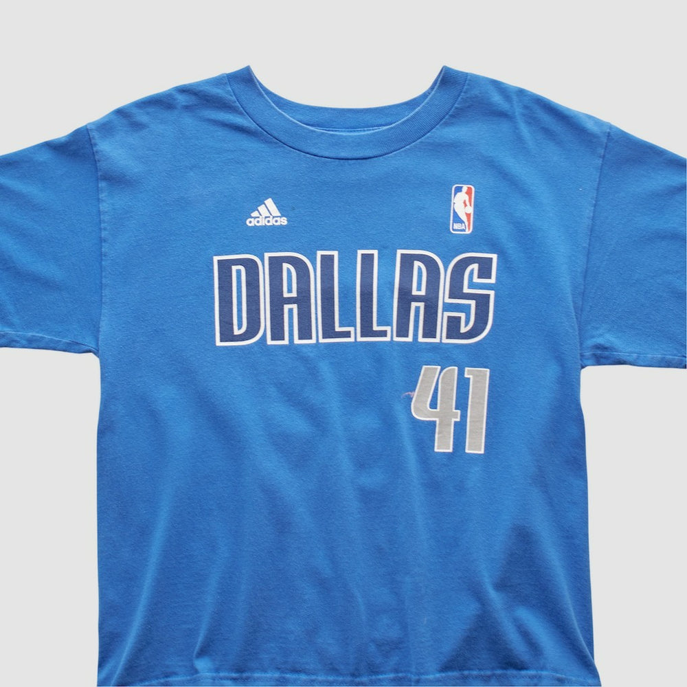 Adidas - Dallas Mavericks 2010s T-shirt - Blue Vintage