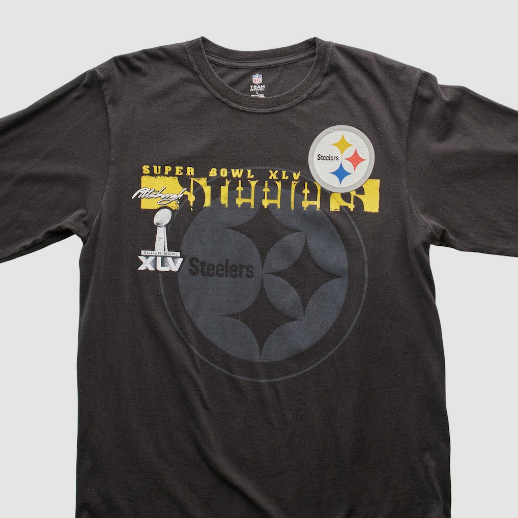 Pittsburgh Steelers NFL 2011 Long Sleeve T-shirt Black Vintage - Fanatics