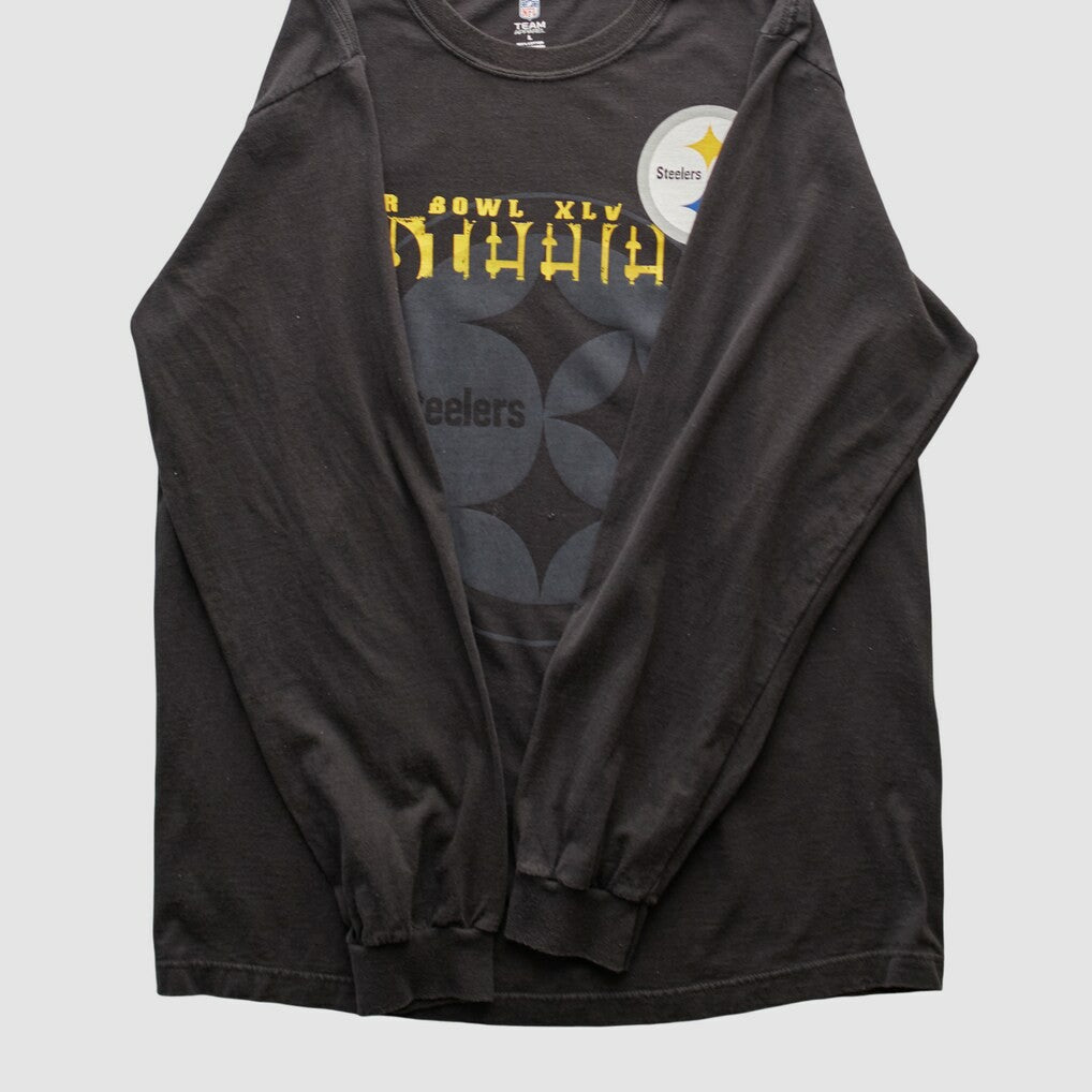 Pittsburgh Steelers NFL 2011 Long Sleeve T-shirt Black Vintage - Fanatics