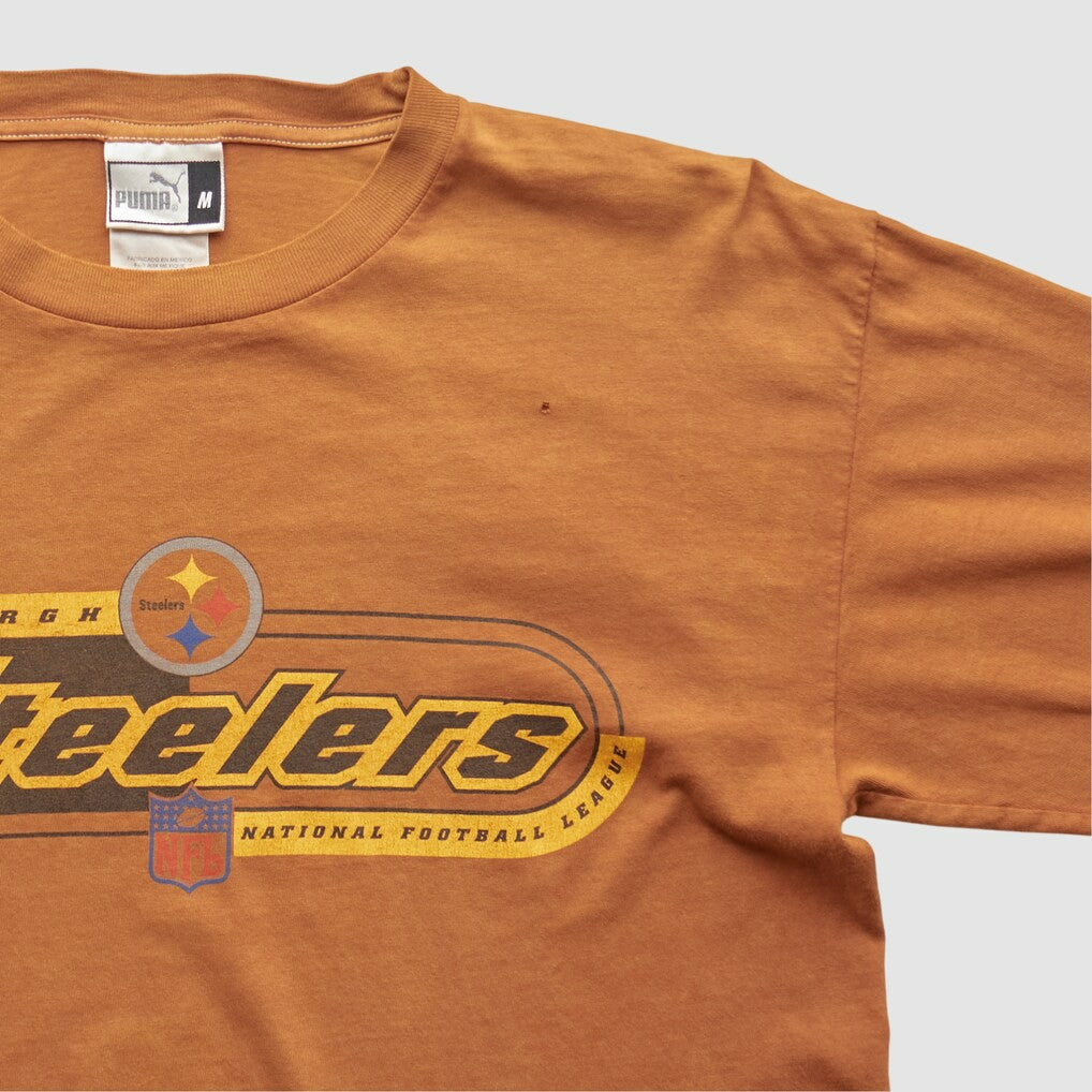 Pittsburgh Steelers 2000s Long Sleeve T-shirt Brown Vintage - Fanatics