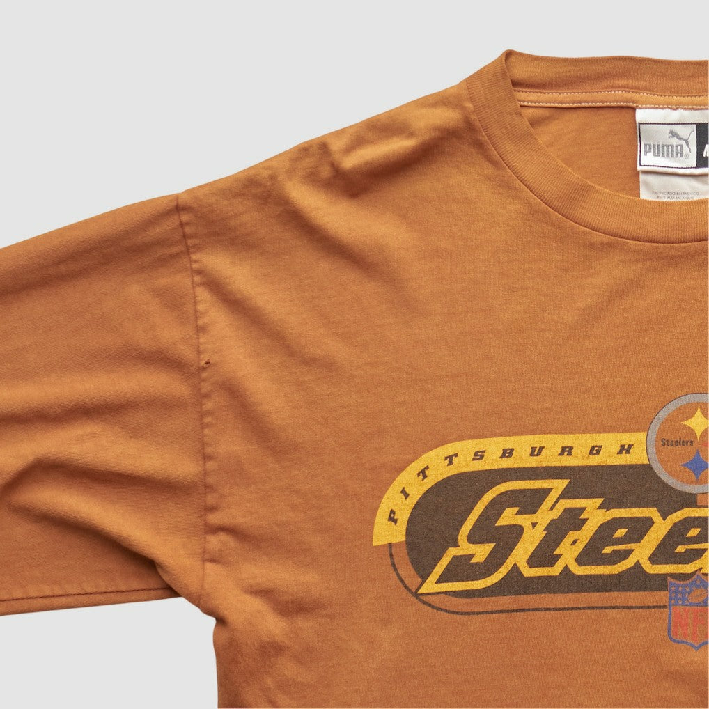 Pittsburgh Steelers 2000s Long Sleeve T-shirt Brown Vintage - Fanatics