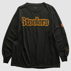 Pittsburgh Steelers NFL 2000s Long Sleeve T-shirt Black Vintage - Fanatics