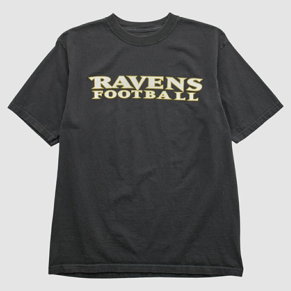 Baltimore Ravens Reebok 2000s T-shirt Black Vintage - Fanatics