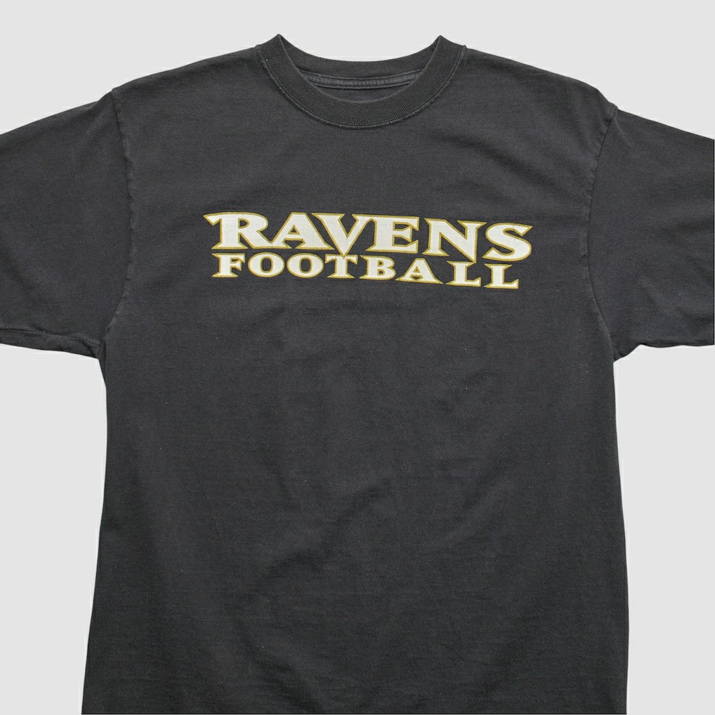 Baltimore Ravens Reebok 2000s T-shirt Black Vintage - Fanatics