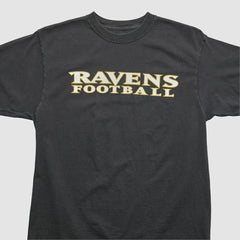 Baltimore Ravens Reebok 2000s T-shirt Black Vintage - Fanatics