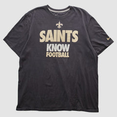 New Orleans Saints 2010s T-shirt Black Vintage - Fanatics