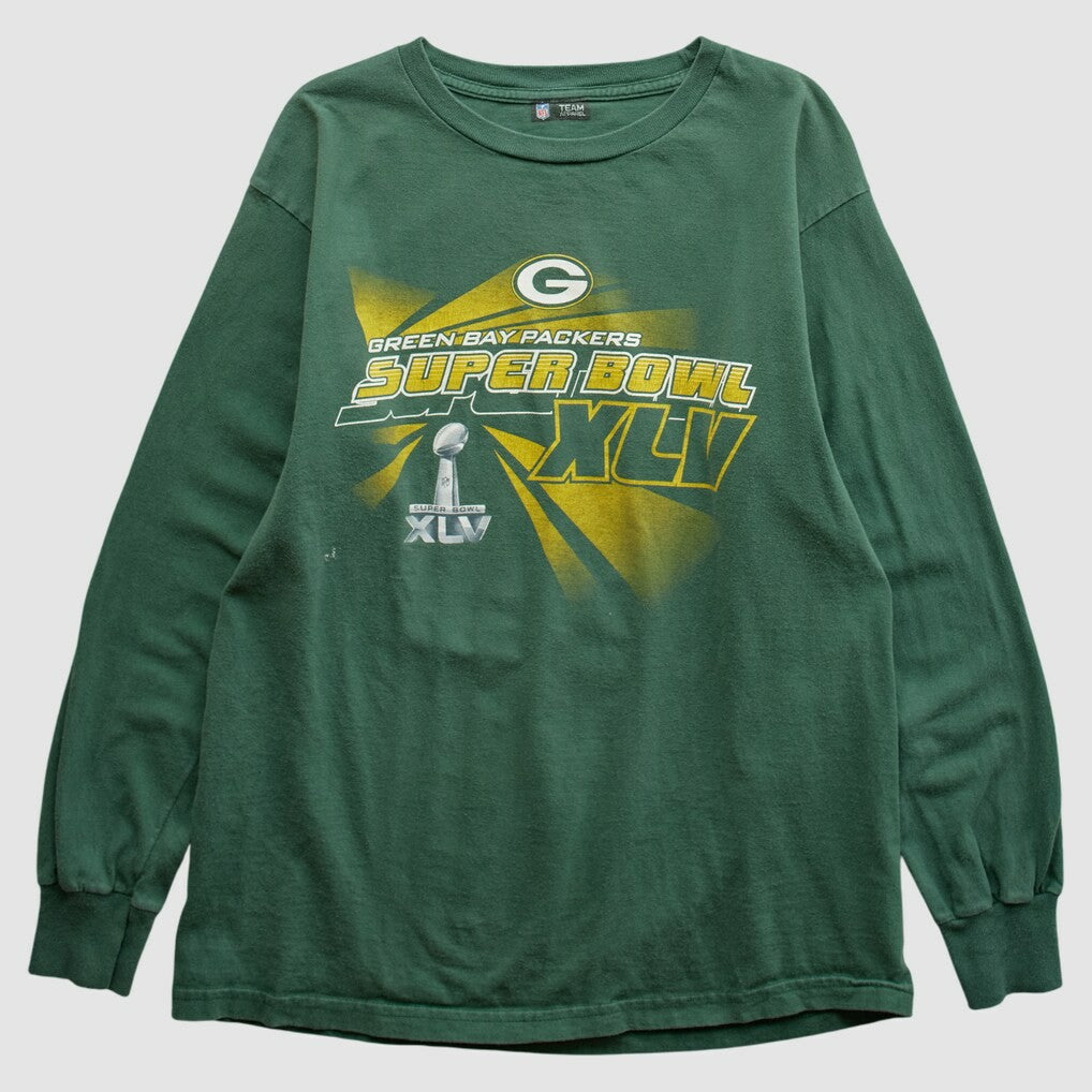 Green Bay Packers NFL 2011 Long Sleeve T-shirt Green Vintage - Fanatics