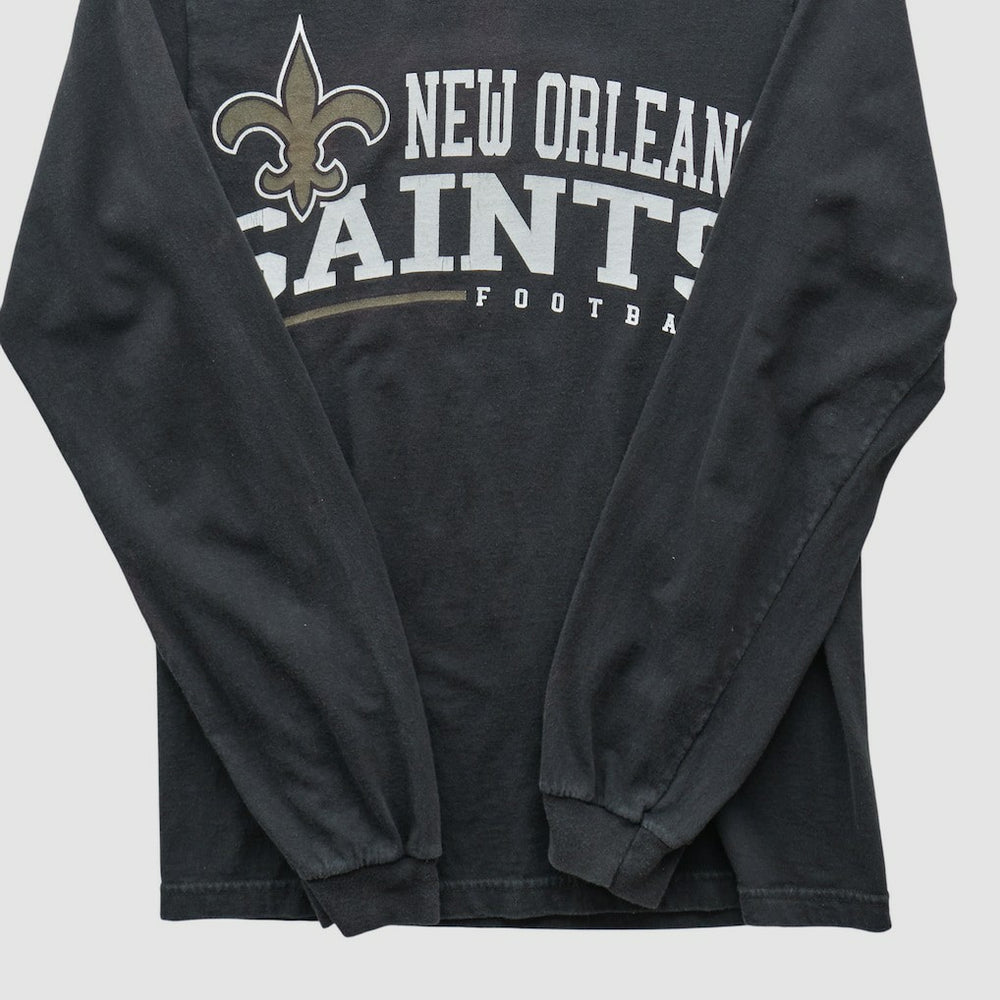 New Orleans Saints Reebok 2000s Long Sleeve T-shirt Black Vintage - Fanatics