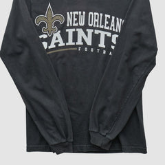 New Orleans Saints Reebok 2000s Long Sleeve T-shirt Black Vintage - Fanatics