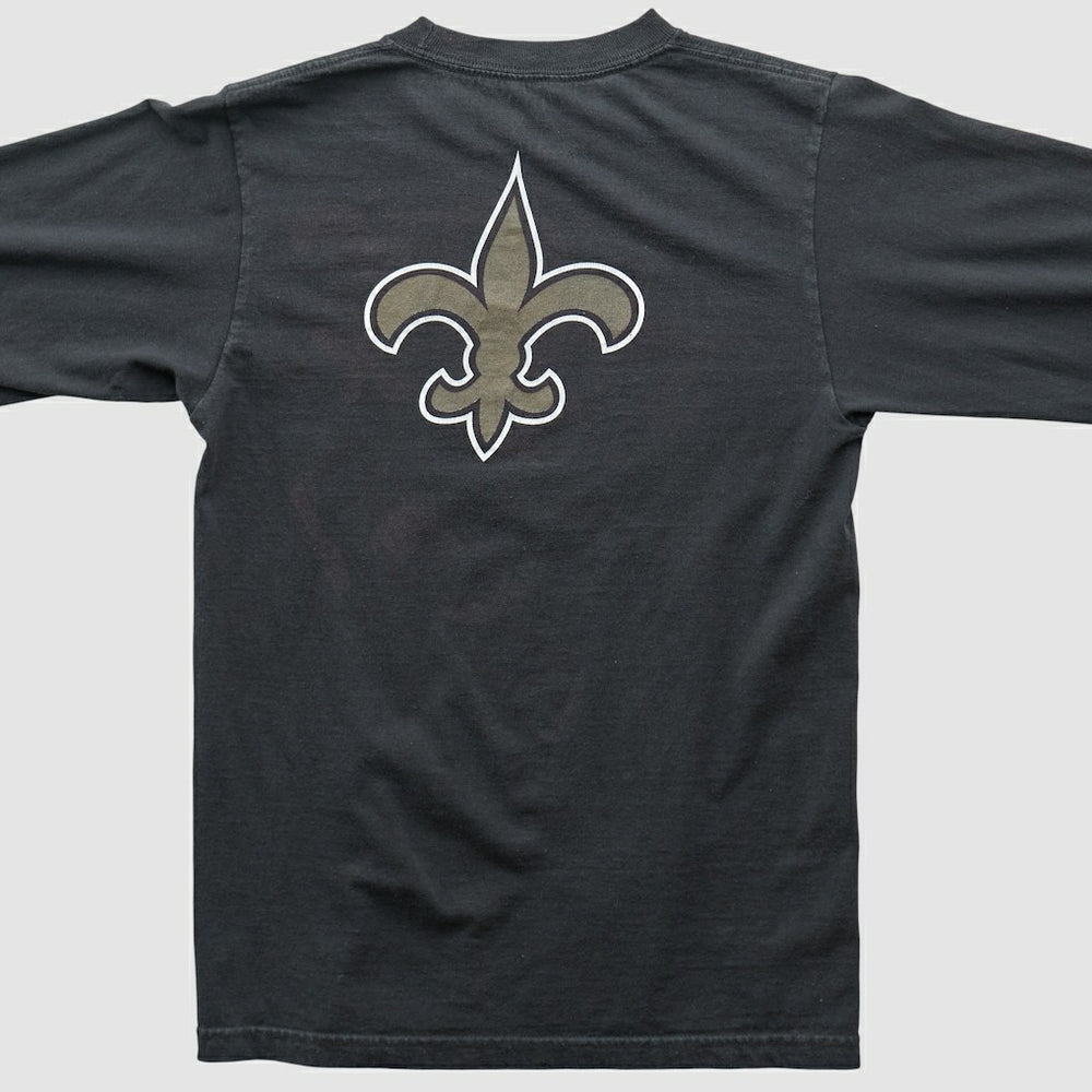 New Orleans Saints Reebok 2000s Long Sleeve T-shirt Black Vintage - Fanatics