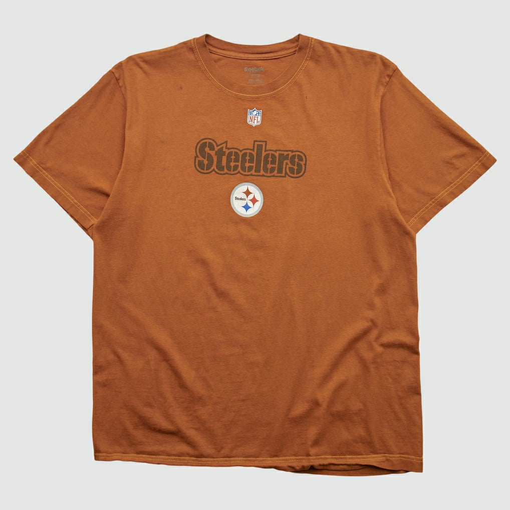 Pittsburgh Steelers Reebok 2000s T-shirt Orange Vintage - Fanatics