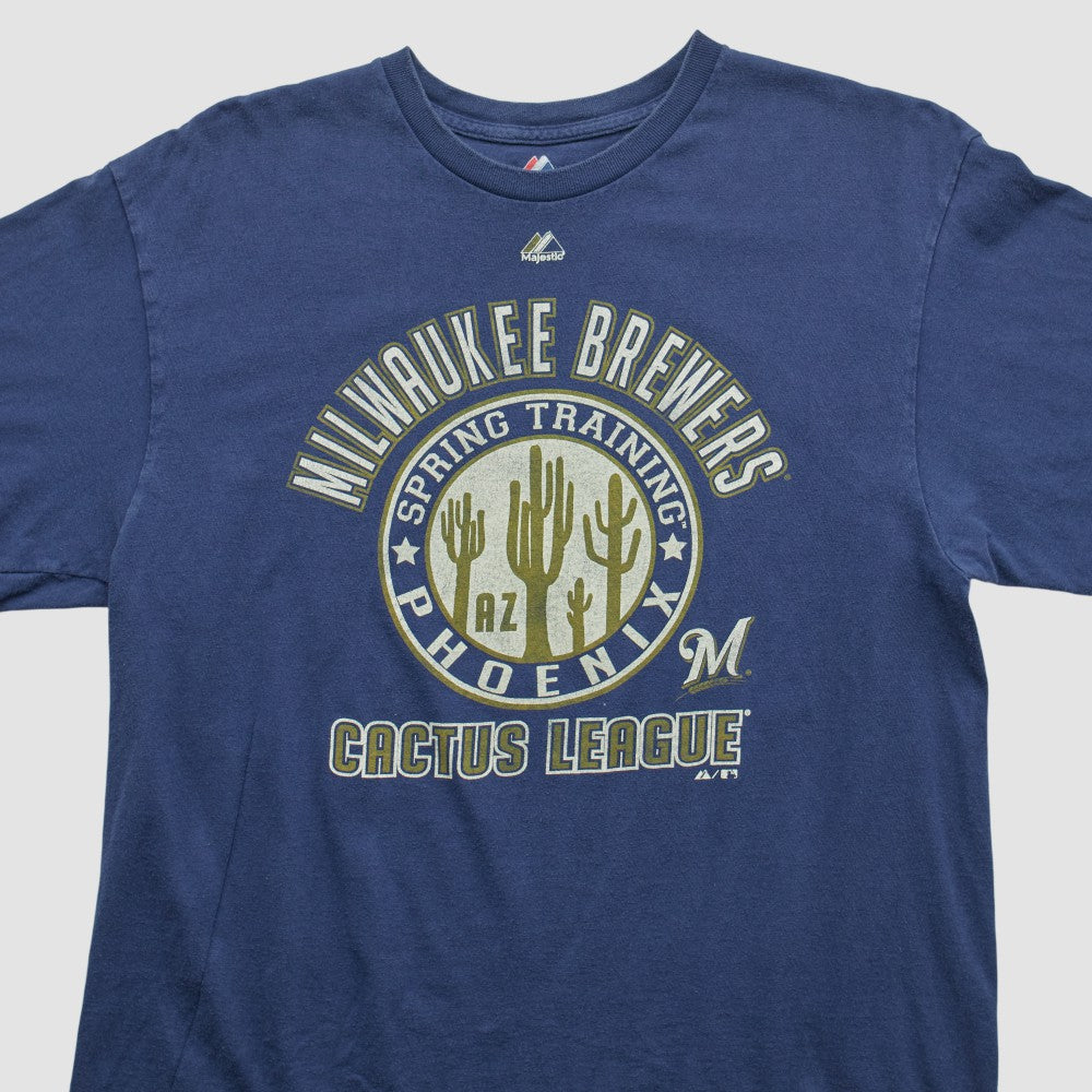 Milwaukee Brewers Majestic 2000s T-shirt Clearance