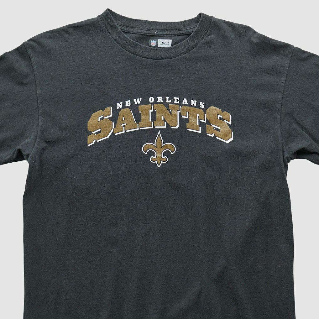New Orleans Saints NFL 2000s Long Sleeve T-shirt Black Vintage - Fanatics