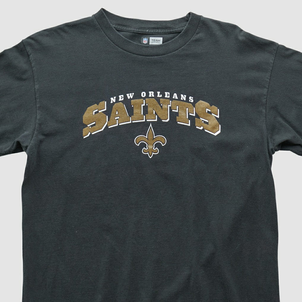 New Orleans Saints NFL 2000s Long Sleeve T-shirt Black Vintage - Fanatics