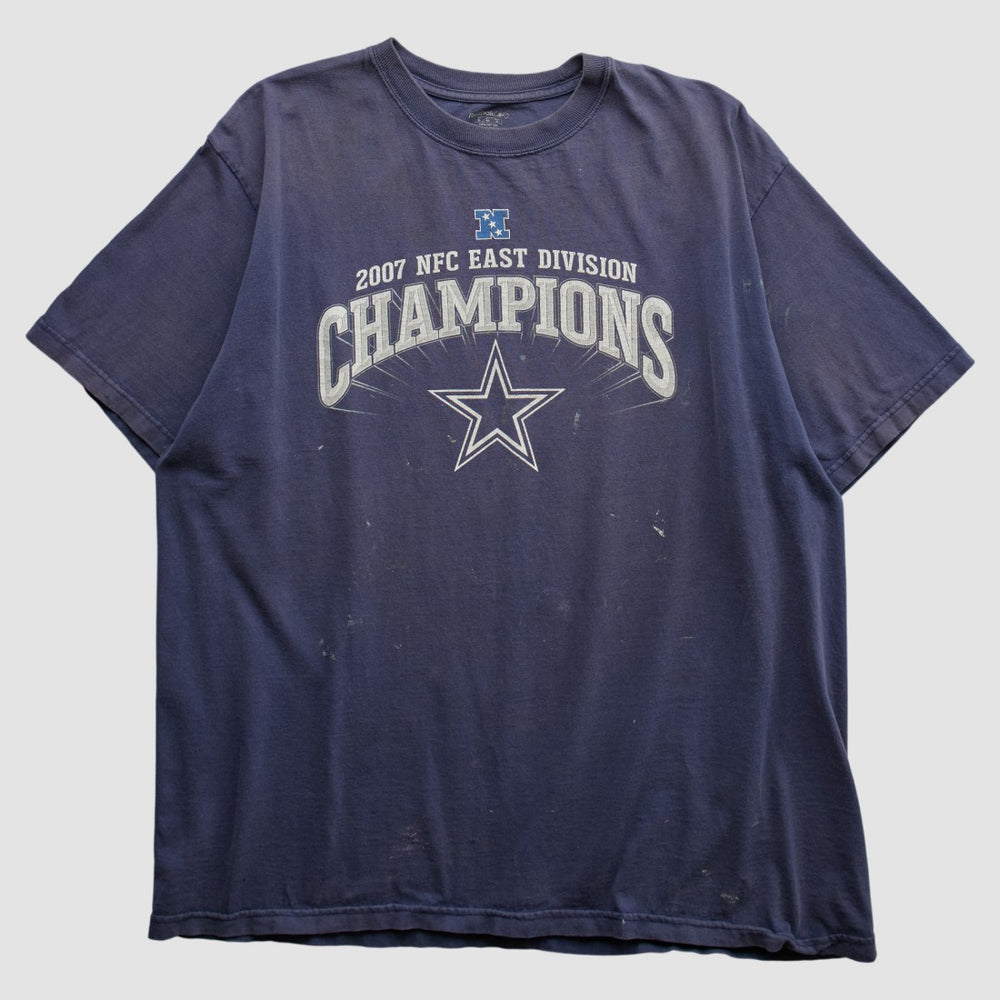 Dallas Cowboys Reebok 2007 T-shirt Navy Vintage - Fanatics