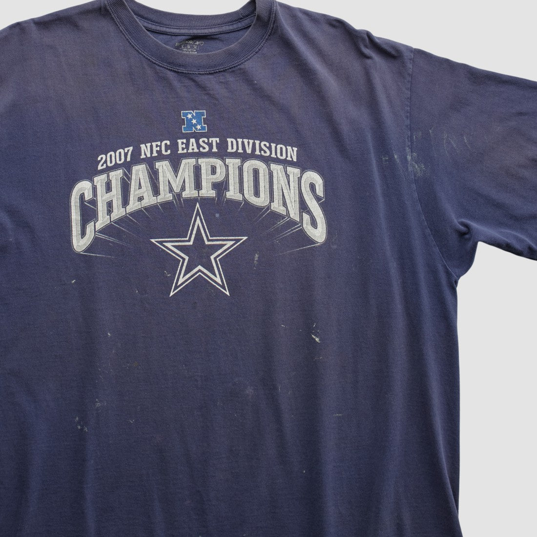 Dallas Cowboys Reebok 2007 T-shirt Navy Vintage - Fanatics