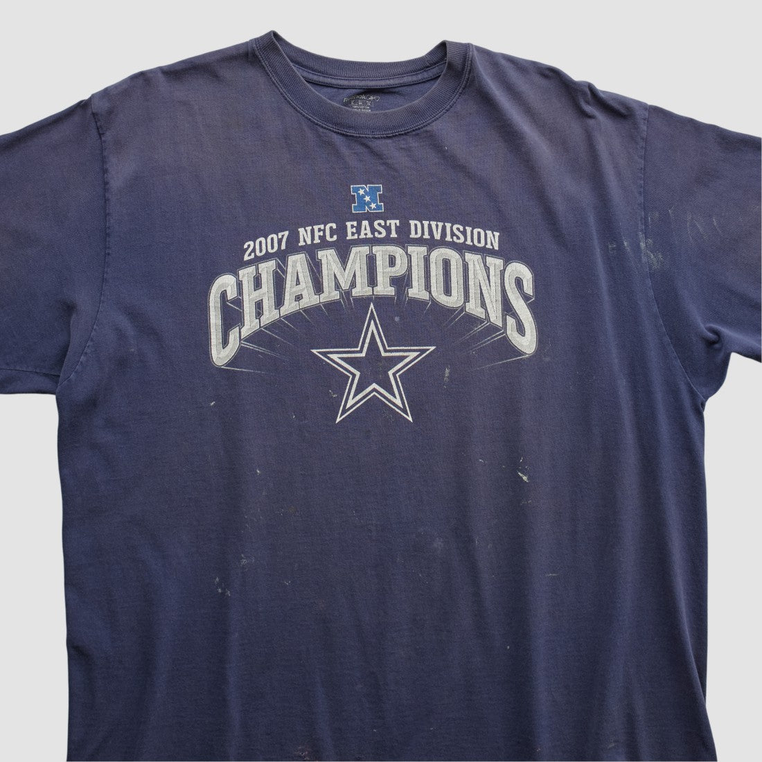 Dallas Cowboys Reebok 2007 T-shirt Navy Vintage - Fanatics