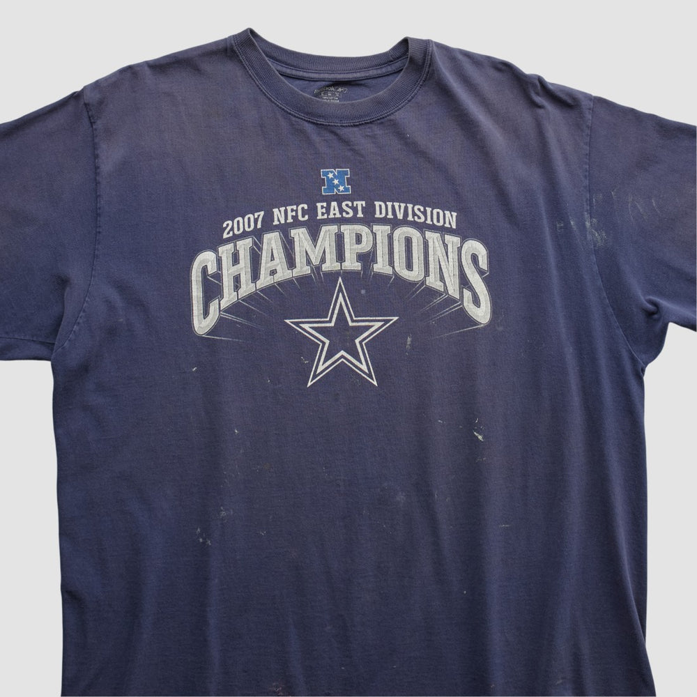 Dallas Cowboys Reebok 2007 T-shirt Navy Vintage - Fanatics