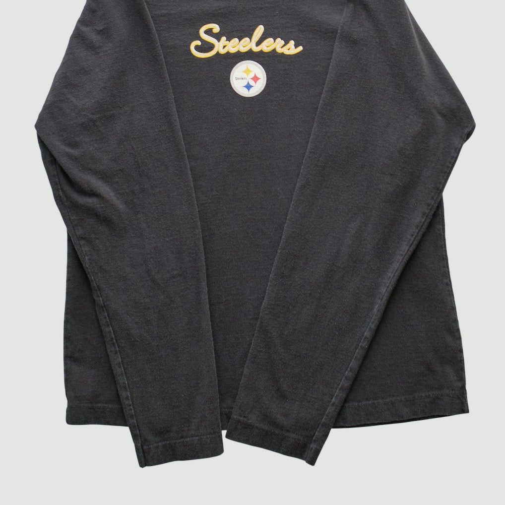 Pittsburgh Steelers NFL 2000s Long Sleeve T-shirt Black Vintage - Fanatics