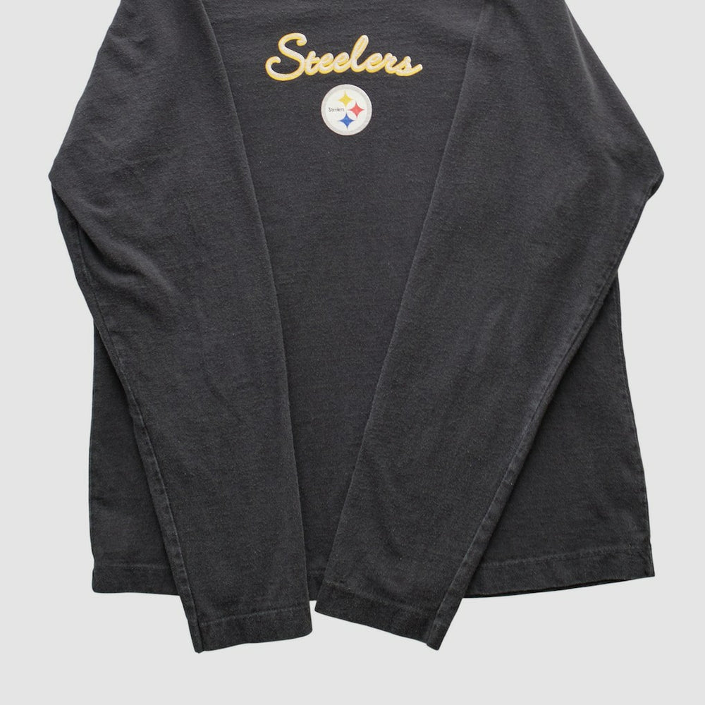 Pittsburgh Steelers NFL 2000s Long Sleeve T-shirt Black Vintage - Fanatics