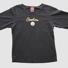 Pittsburgh Steelers NFL 2000s Long Sleeve T-shirt Black Vintage - Fanatics
