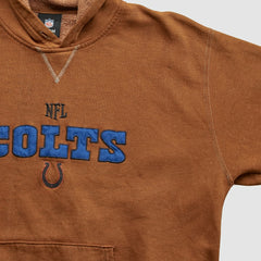 Indianapolis Colts NFL 2010s Hooded Pullover Sweatshirt Brown Vintage - Fanatics