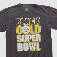Pittsburgh Steelers Reebok 2000s T-shirt Black Vintage - Fanatics