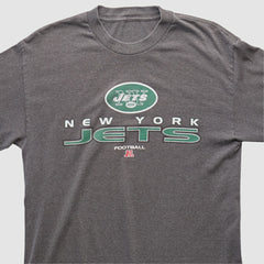 New York Jets 2010s Long Sleeve T-shirt Dark Heather Gray Vintage - Fanatics