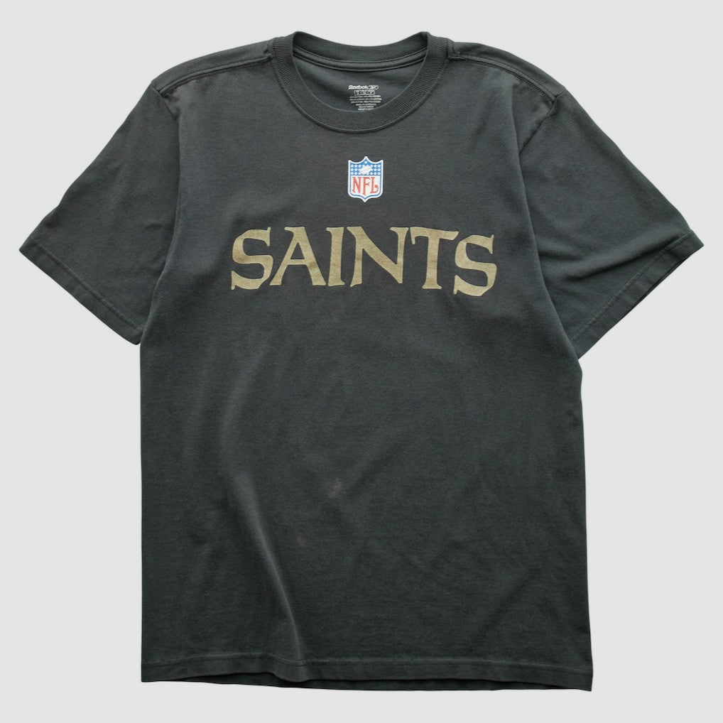 New Orleans Saints Reebok 2000s T-shirt Charcoal Vintage - Fanatics