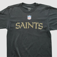 New Orleans Saints Reebok 2000s T-shirt Charcoal Vintage - Fanatics