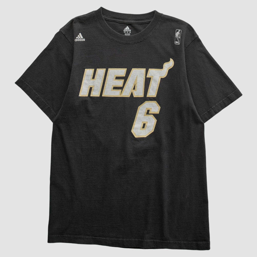 Adidas - Miami Heat 2010s T-shirt - Black Vintage