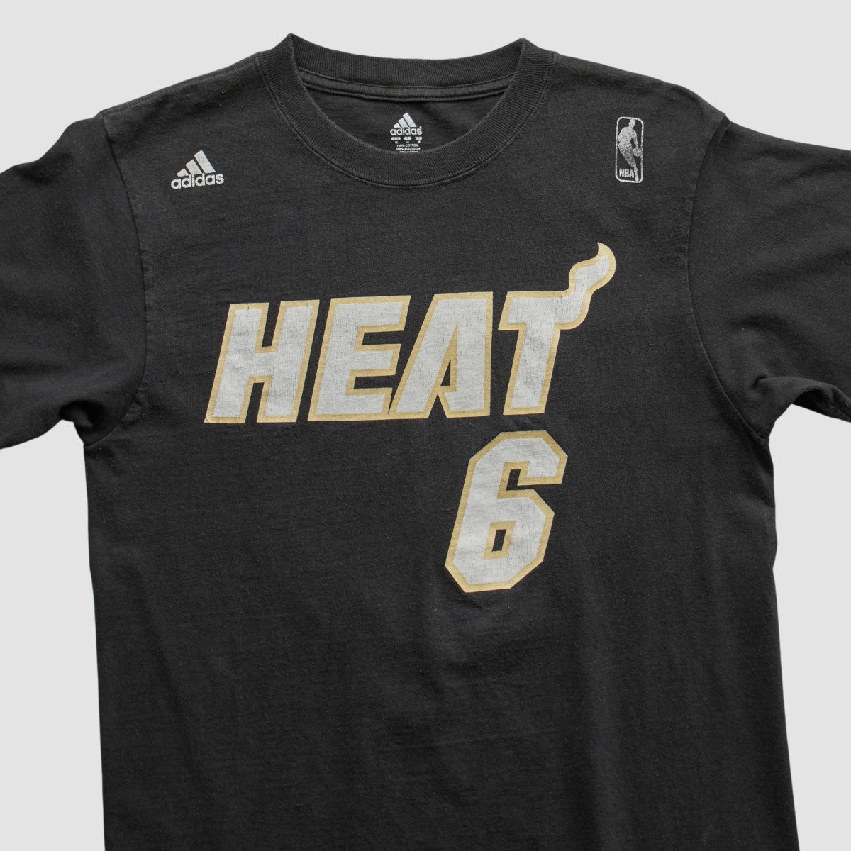 Adidas - Miami Heat 2010s T-shirt - Black Vintage