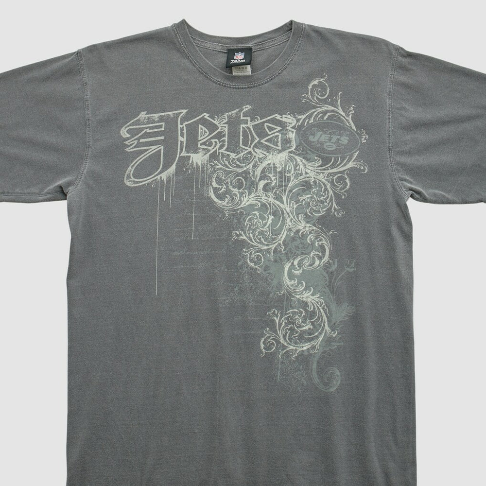 New York Jets NFL 2010s T-shirt Charcoal Vintage - Fanatics