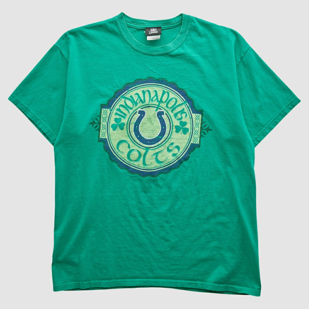 Indianapolis Colts NFL 2010s T-shirt Green Vintage - Fanatics