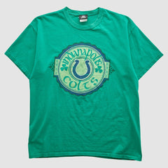 Indianapolis Colts NFL 2010s T-shirt Green Vintage - Fanatics