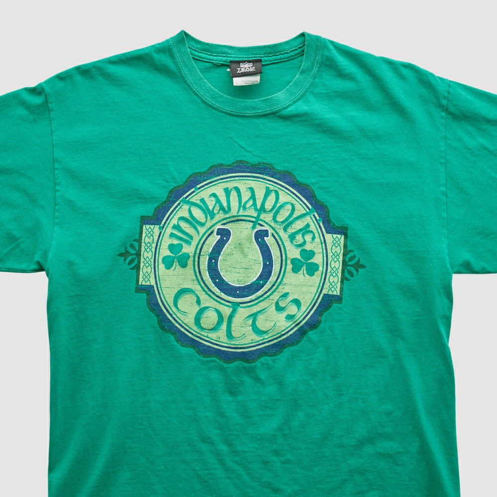 Indianapolis Colts NFL 2010s T-shirt Green Vintage - Fanatics